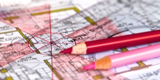 Grudriss mit den markierten 8 Vastu-Himmelsrichtungen